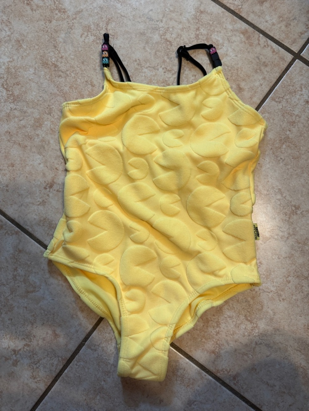 Justice Yellow One-Piece Kids Swimwear